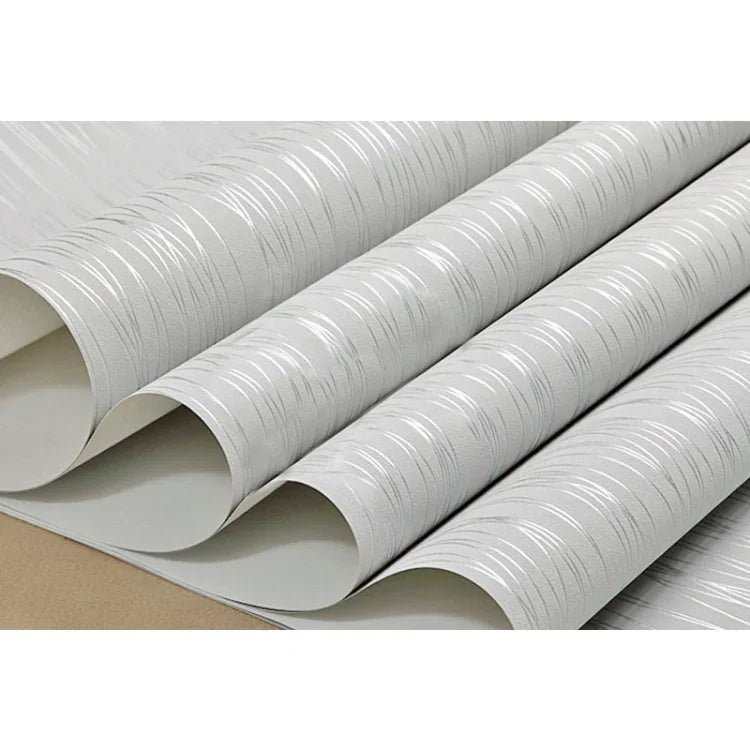 Papel de Parede Autocolante Não Tecido Minimalista Moderno para Quarto e Sala, 0,53 x 3 Metros