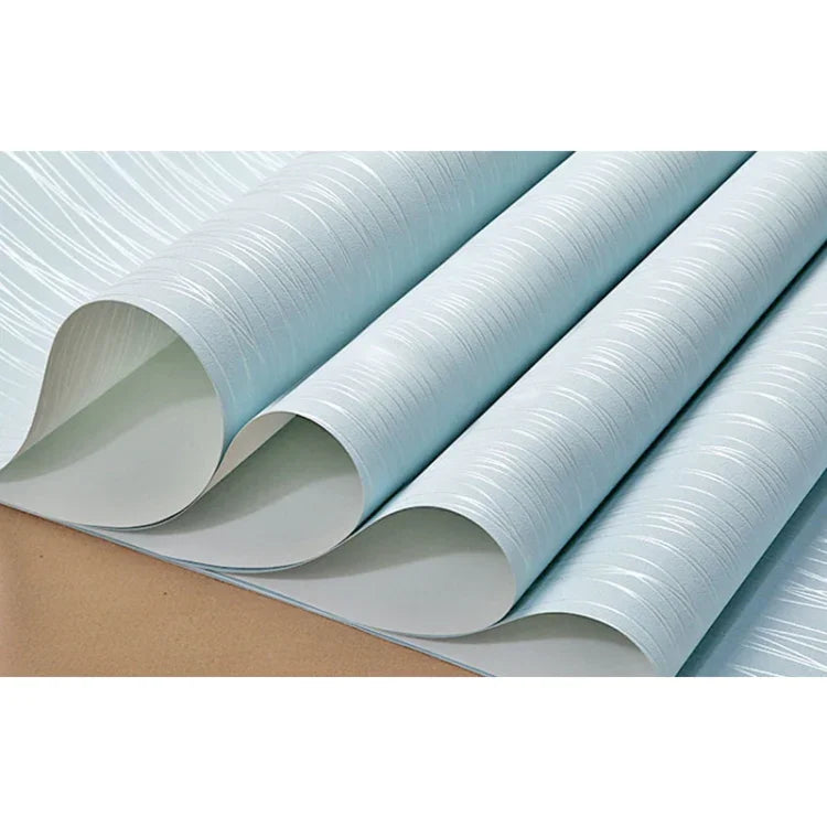 Papel de Parede Autocolante Não Tecido Minimalista Moderno para Quarto e Sala, 0,53 x 3 Metros