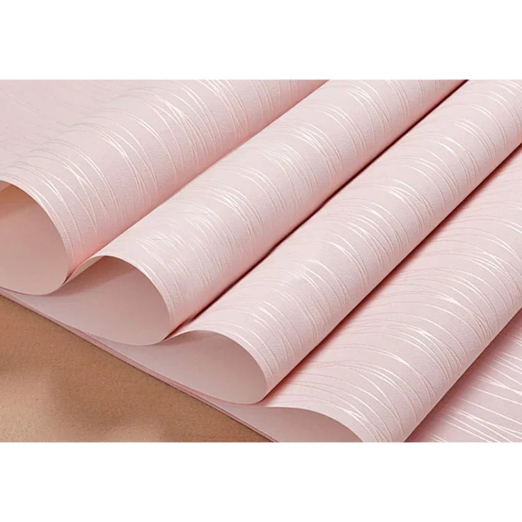 Papel de Parede Autocolante Não Tecido Minimalista Moderno para Quarto e Sala, 0,53 x 3 Metros