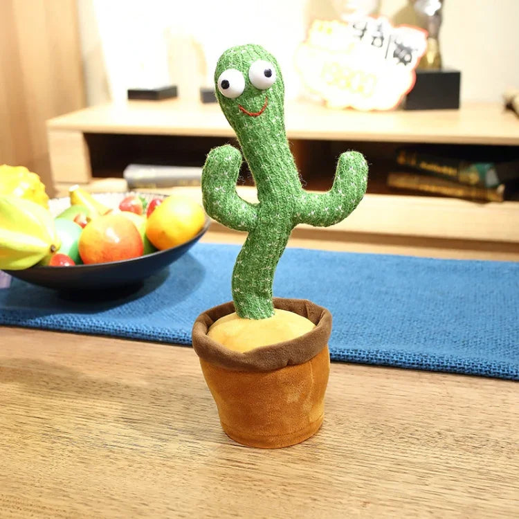 Boneco Cacto Dançante Elétrico Cantor para Crianças, Sem Pilhas
