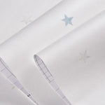 Papel de Parede Autocolante 3D Estrelas e Lua Mediterrâneo para Crianças, 0,53 x 3m