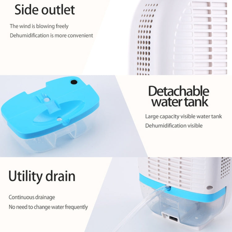 GZ-1901 Mini Desumidificador Semicondutor Desumidificador Pequeno Doméstico Desumidificador para Quarto Absorvedor de Humidade, Ficha UE, Ficha UK