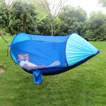 Rede Mosquiteira Automática Anti-Tombamento com Abertura Rápida para Rede de Dormir Dupla Anti-Mosquito para Camping ao Ar Livre, Tamanho: 290x140cm, 290x140cm Amarelo, 290x140cm Verde, 290x140cm Azul