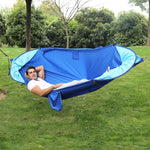 Rede Mosquiteira Automática Anti-Tombamento com Abertura Rápida para Rede de Dormir Dupla Anti-Mosquito para Camping ao Ar Livre, Tamanho: 290x140cm, 290x140cm Amarelo, 290x140cm Verde, 290x140cm Azul
