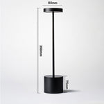 Candeeiro de mesa em forma de I JB-TD003, decoração criativa retro para sala de jantar e bar, tomada US, tomada EU, tomada UK, tomada AU, USB