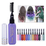 Cor Temporária de Cabelo de Uso Único Tinta de Cabelo Não Tóxica DIY Máscara de Cor de Cabelo Creme de Tinta