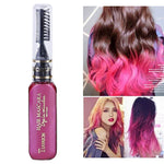 Cor Temporária de Cabelo de Uso Único Tinta de Cabelo Não Tóxica DIY Máscara de Cor de Cabelo Creme de Tinta