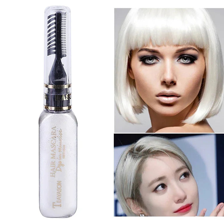 Cor Temporária de Cabelo de Uso Único Tinta de Cabelo Não Tóxica DIY Máscara de Cor de Cabelo Creme de Tinta