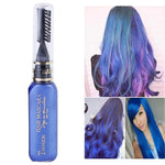 Cor Temporária de Cabelo de Uso Único Tinta de Cabelo Não Tóxica DIY Máscara de Cor de Cabelo Creme de Tinta