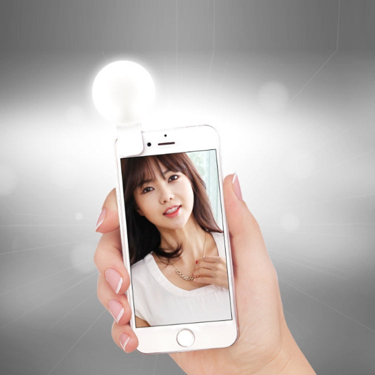 2 Peças Luz de Preenchimento para Telemóvel, Luz LED para Selfie, Branco, Rosa, Azul, Preto