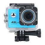 Câmara de Ação Impermeável WIFI para Ciclismo 4K Ultra Mergulho 60FPS Câmara Capacete Bicicleta Cam Desportiva Subaquática Câmara 1080P