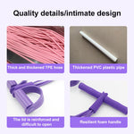 Equipamento multifuncional de fitness abdominal com quatro tubos, puxador de pedal, corda elástica para pedal, auxílio para abdominais, verde, roxo, azul, vermelho, amarelo