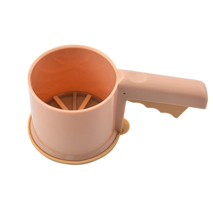 Peneira Semi-Automática de Mão Conveniente com Quatro Divisórias para Cozedura, Azul, Laranja, Branco, Rosa