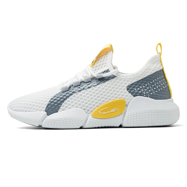 Sapatos de Corrida Respirável Primavera Modelos para Casais Sapatos Casuais para Estudantes Sapatos Desportivos de Tecido Voado, 36, 37, 38, 39, 40, 41, 42, 43, 44
