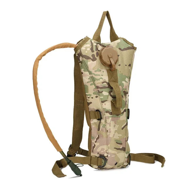 Saco de Água Militar Tático para Mochila de Hidratação, Bolsa de Água Camelbak de Nylon para Ciclismo, 3L