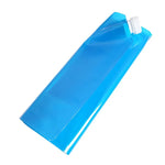 Saco de Água PE para Armazenamento de Água Dobrável Portátil, Bolsa de Elevação para Campismo, Caminhada, Sobrevivência, Reservatório de Hidratação, 10L (Azul)