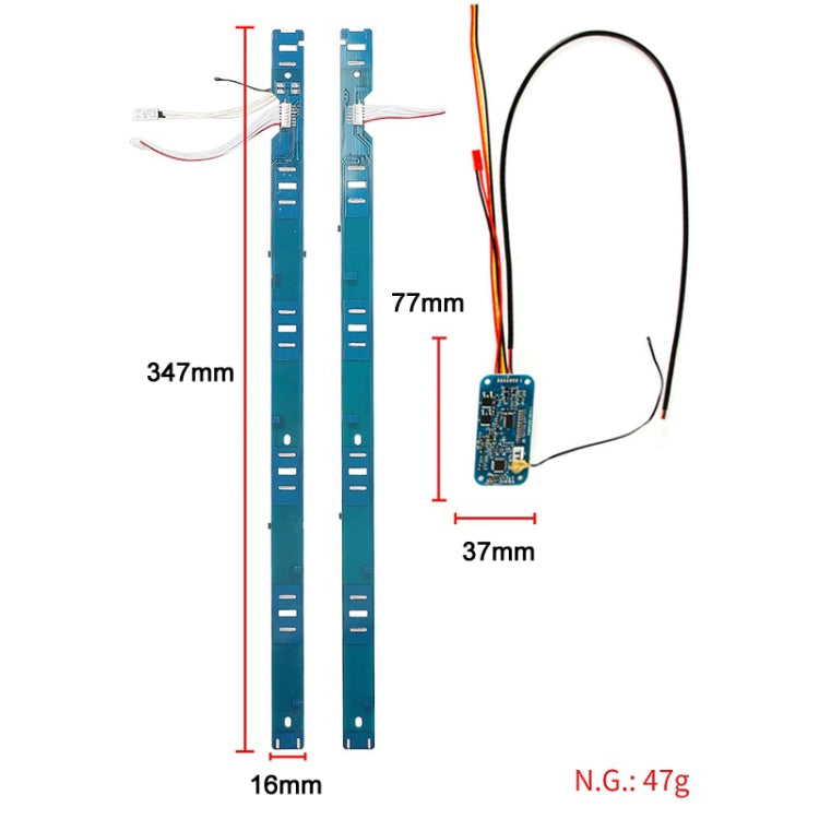 Placa BMS para trotinetes elétricas + kit de tira lateral para Xiaomi Mijia M365 Pro, placa BMS + tira lateral