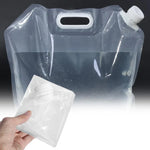 Saco de Água Dobrável para Armazenamento de Água em Desporto ao Ar Livre, Balde de Água para Campismo, Caminhada, Piquenique, Transportador de Água, 5L, 10L, 15L