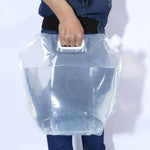 Saco de Água Dobrável para Armazenamento de Água em Desporto ao Ar Livre, Balde de Água para Campismo, Caminhada, Piquenique, Transportador de Água, 5L, 10L, 15L