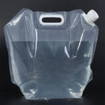 Saco de Água Dobrável para Armazenamento de Água em Desporto ao Ar Livre, Balde de Água para Campismo, Caminhada, Piquenique, Transportador de Água, 5L, 10L, 15L