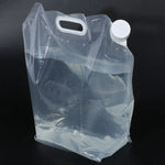 Saco de Água Dobrável para Armazenamento de Água em Desporto ao Ar Livre, Balde de Água para Campismo, Caminhada, Piquenique, Transportador de Água, 5L, 10L, 15L