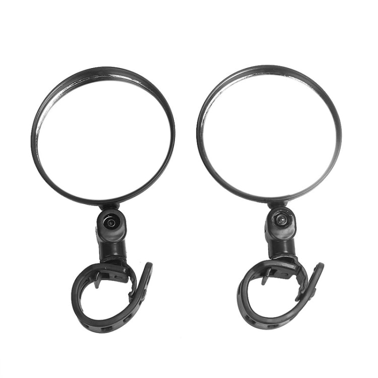 2 Peças Espelho Retrovisor Traseiro para Scooter Xiaomi, Espelho para Bicicleta Redondo, Oval