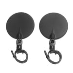 2 Peças Espelho Retrovisor Traseiro para Scooter Xiaomi, Espelho para Bicicleta Redondo, Oval