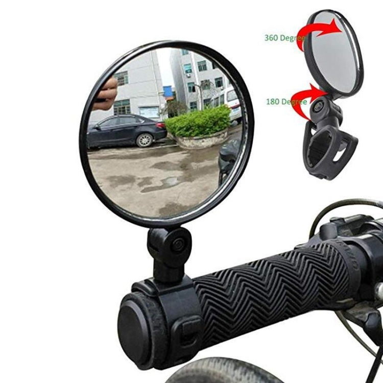 2 Peças Espelho Retrovisor Traseiro para Scooter Xiaomi, Espelho para Bicicleta Redondo, Oval