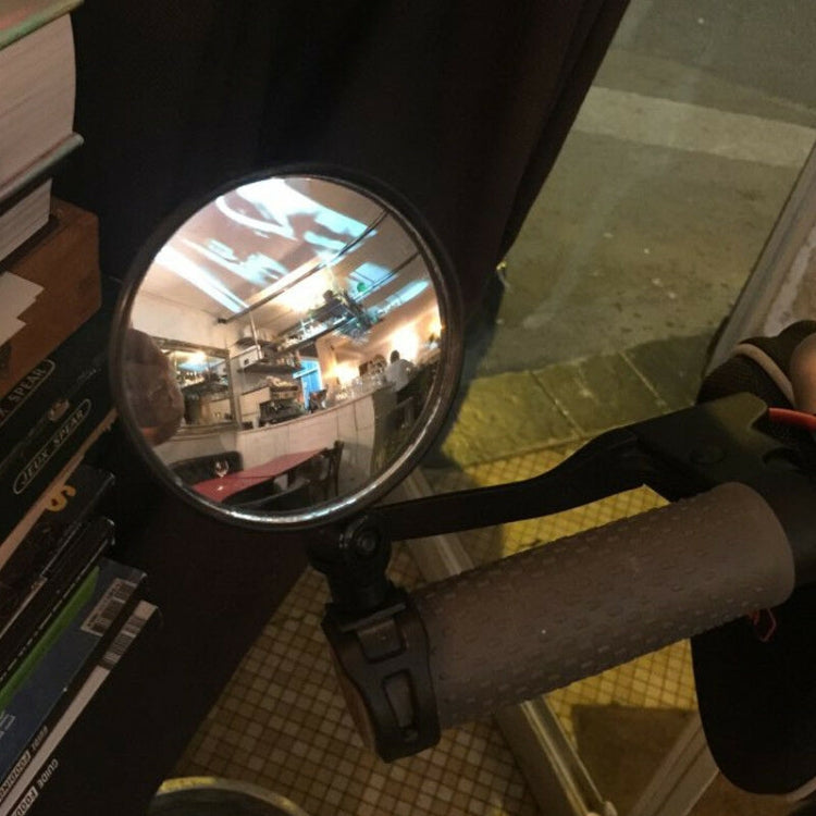 2 Peças Espelho Retrovisor Traseiro para Scooter Xiaomi, Espelho para Bicicleta Redondo, Oval