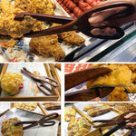 Clipe de Madeira para Alimentos, Clipe para Churrasco Doméstico, Clipe para Sobremesas, Pastelaria e Pão, Clipe Phoebe, Clipe Tesoura