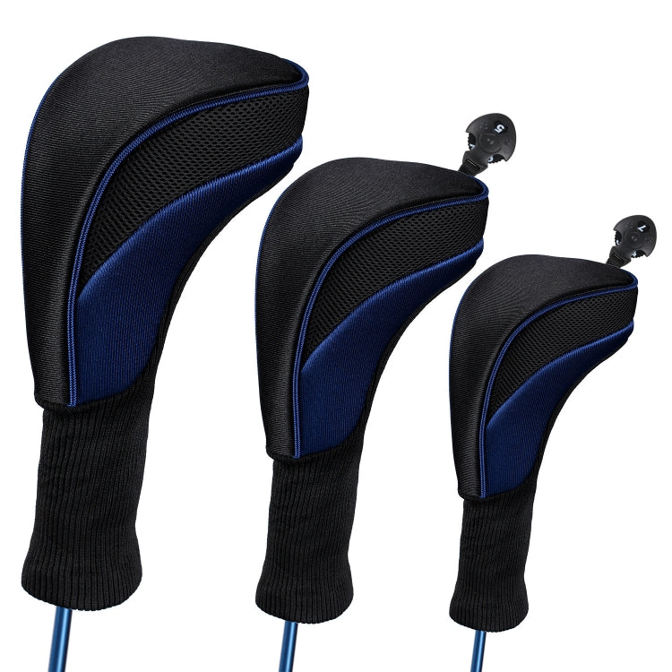 Capa Protetora 3 em 1 para Tacos de Golfe Nº1 / Nº3 / Nº5, HD-014 3 em 1 Azul, HD-014 3 em 1 Preto, HD-014 3 em 1 Vermelho