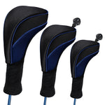 Capa Protetora 3 em 1 para Tacos de Golfe Nº1 / Nº3 / Nº5, HD-014 3 em 1 Azul, HD-014 3 em 1 Preto, HD-014 3 em 1 Vermelho