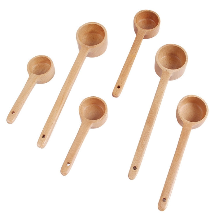 Colher de madeira com cabo longo para temperos, colher para sobremesa, café e chá com leite, colher pequena para temperos, colher média para temperos, colher grande para temperos