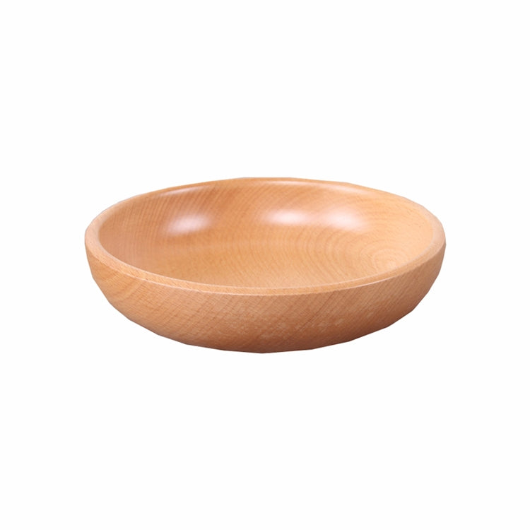 Prato redondo para frutas, tigela para salada, prato grosso de madeira para frutas secas, prato para sushi de frutas, 15cm, 20cm, 25cm, 30cm