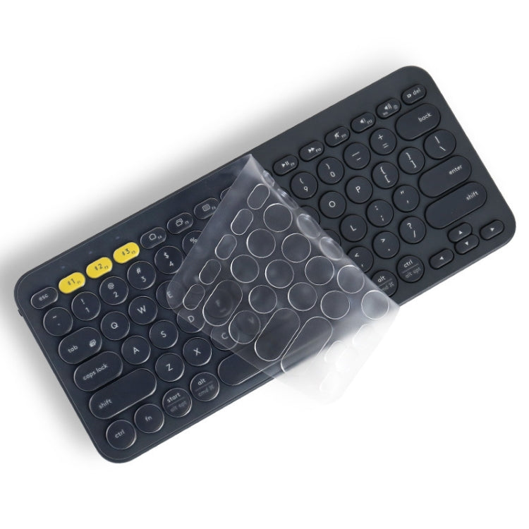 JRC T20703 Filme para Teclado de Portátil, Teclado Bluetooth Sem Fios, Filme Transparente para Logitech K380