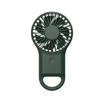 Ventoinha Portátil Pequena de Bolso, Recarregável, USB para Exterior com Luz de 7 Cores, Rosa, Verde Militar, Laranja