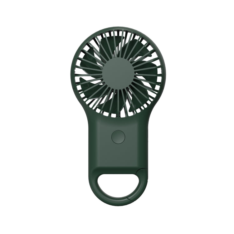 Ventoinha Portátil Pequena de Bolso, Recarregável, USB para Exterior com Luz de 7 Cores, Rosa, Verde Militar, Laranja