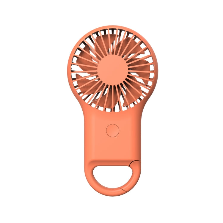Ventoinha Portátil Pequena de Bolso, Recarregável, USB para Exterior com Luz de 7 Cores, Rosa, Verde Militar, Laranja
