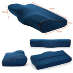 Almofada de Espuma de Memória em Forma de Borboleta Almofada para Pescoço de Recuperação Lenta Almofada Cervical de Cuidados de Saúde, 50x30x10x6cm, 62x34x12x6cm