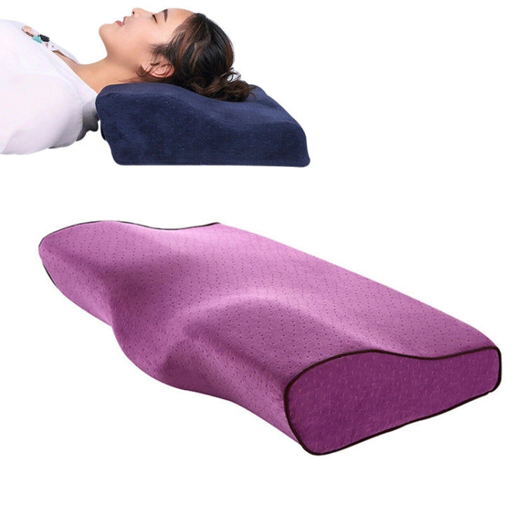 Almofada de Espuma de Memória em Forma de Borboleta Almofada para Pescoço de Recuperação Lenta Almofada Cervical de Cuidados de Saúde, 50x30x10x6cm, 62x34x12x6cm