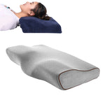 Almofada de Espuma de Memória em Forma de Borboleta Almofada para Pescoço de Recuperação Lenta Almofada Cervical de Cuidados de Saúde, 50x30x10x6cm, 62x34x12x6cm