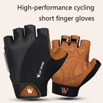 Luvas para motociclista WEST BIKING YP0211196, dedo curto, absorção de choque, antiderrapantes, equipamento de condução, S, M, L, XL