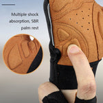 Luvas para motociclista WEST BIKING YP0211196, dedo curto, absorção de choque, antiderrapantes, equipamento de condução, S, M, L, XL