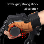 Luvas para motociclista WEST BIKING YP0211196, dedo curto, absorção de choque, antiderrapantes, equipamento de condução, S, M, L, XL