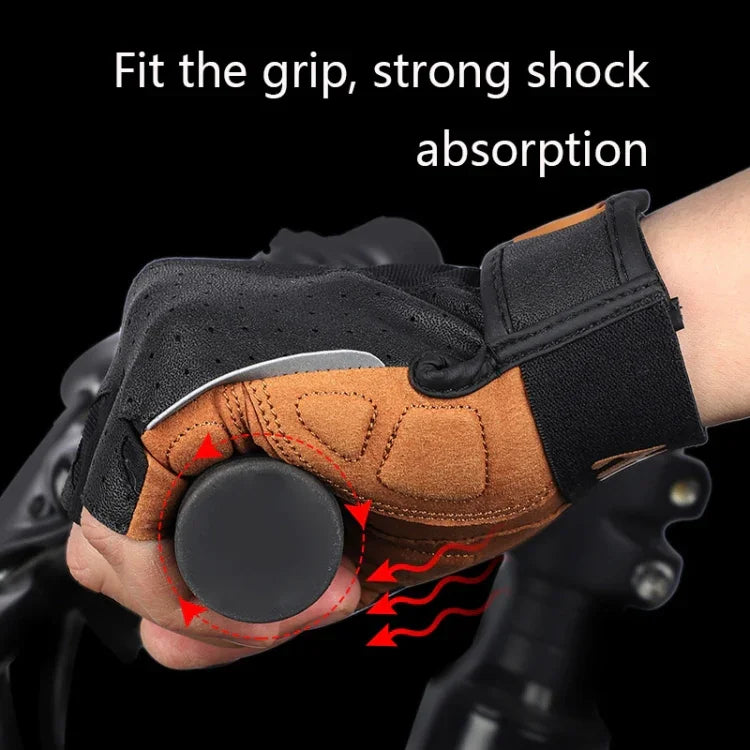 Luvas para motociclista WEST BIKING YP0211196, dedo curto, absorção de choque, antiderrapantes, equipamento de condução, S, M, L, XL