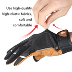 Luvas para motociclista WEST BIKING YP0211197, dedo completo, absorção de choque, antiderrapantes, equipamento de condução, S, M, L, XL