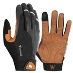 Luvas para motociclista WEST BIKING YP0211197, dedo completo, absorção de choque, antiderrapantes, equipamento de condução, S, M, L, XL