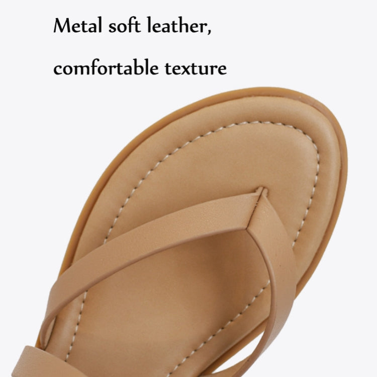 Sandálias de Verão para Senhora com Tiras Cruzadas Estilo Romano Sapatos Retro de Salto Baixo, 36, 37, 38, 39, 40, 41, 42
