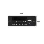 Placa de Decodificação MP3 com Amplificador de Potência e Pasta 12V com Placa Principal de Gravação de Chamadas com Bluetooth, Placa de Decodificação MP3