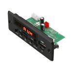 Placa de Decodificação MP3 com Amplificador de Potência e Pasta 12V com Placa Principal de Gravação de Chamadas com Bluetooth, Placa de Decodificação MP3
